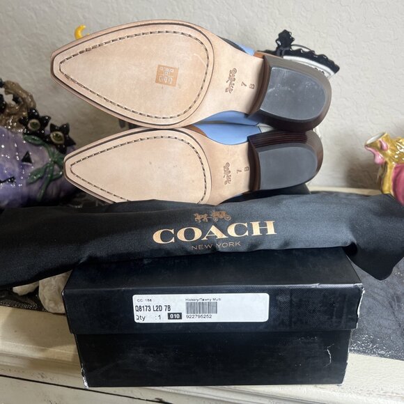 COACH Womens Multicolor Patchwork BANDIT Ankle Booties Boots Sz 7B New Bag Box - Picture 7 of 15